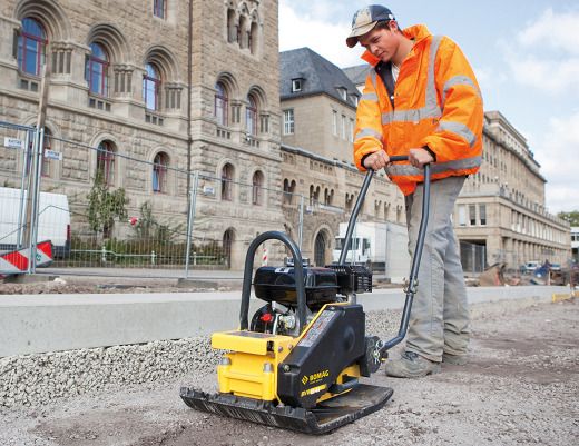 Bomag, Rüttelplatte, reversierbar, mieten, HBH, Lauda-Königshofen, Main-Tauber-Kreis,