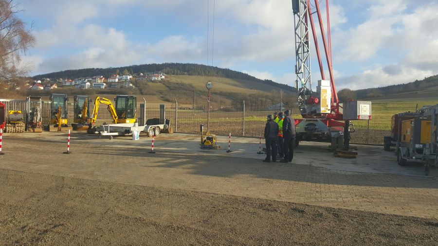 Kranführerschulung für Turmdrehkran und Lkw- Ladekran bei HBH